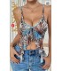 Kiss Me Bağlamalı Crop Bluz - Kod 5091