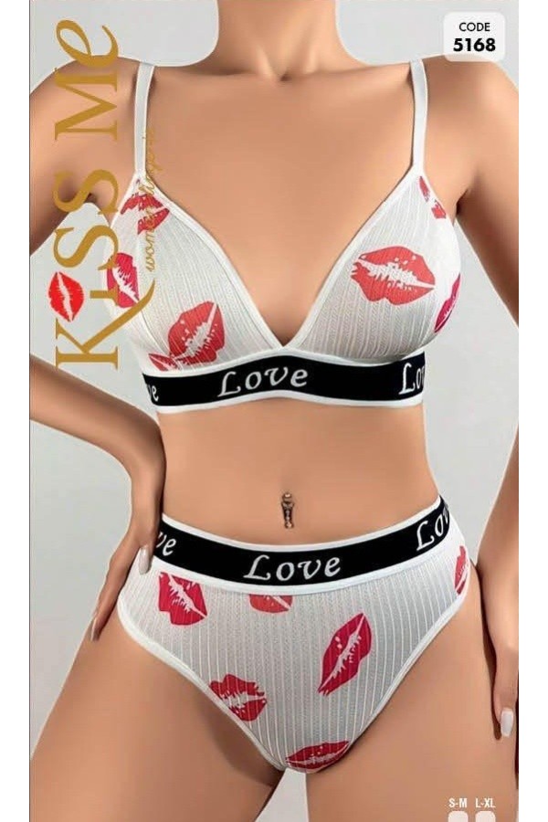 Kiss Me Sütyen Külot Takımı - Kod 5168