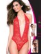 New Dreams Kırmızı Dantelli Bağcıklı Body