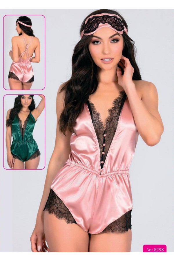New Dreams Saten Derin Yaka Body