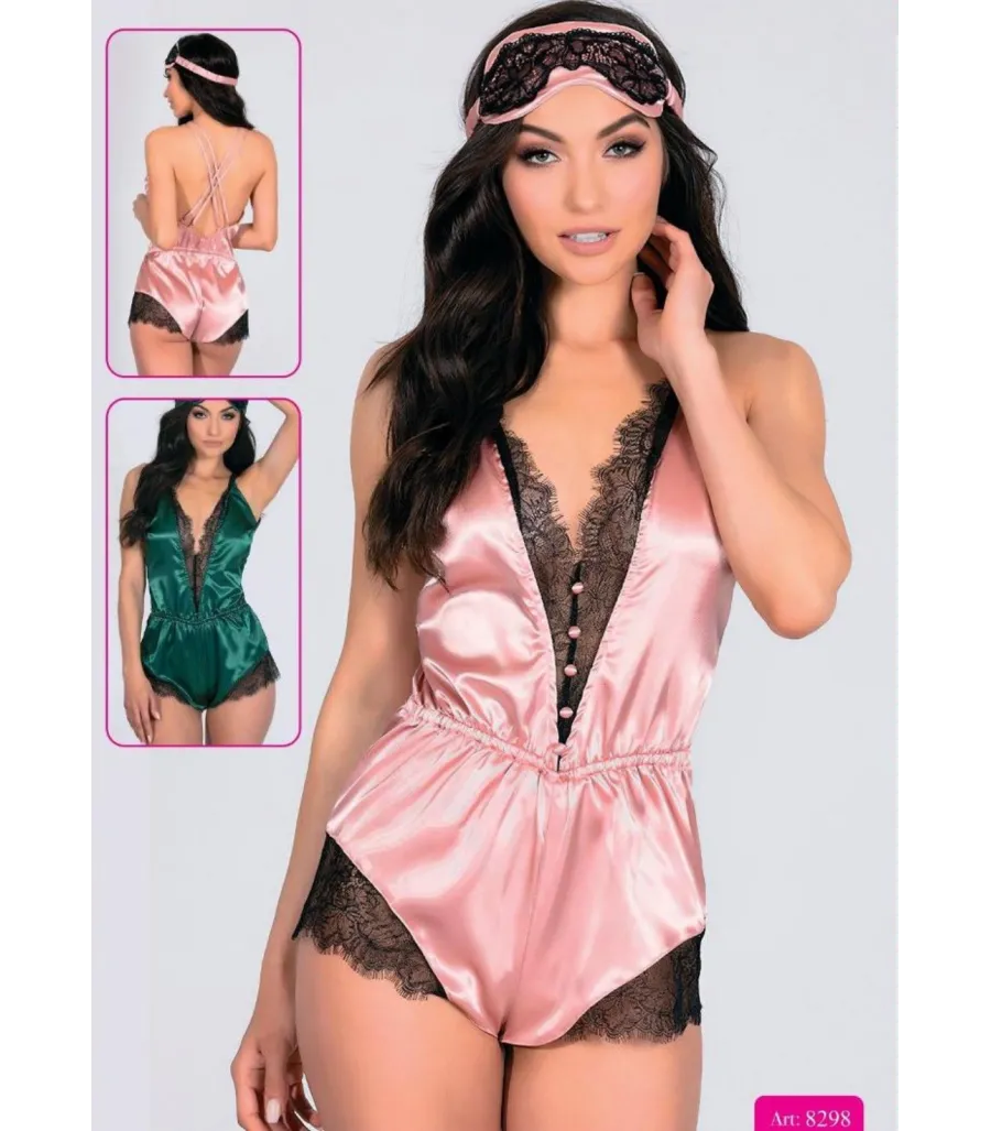New Dreams Saten Derin Yaka Body