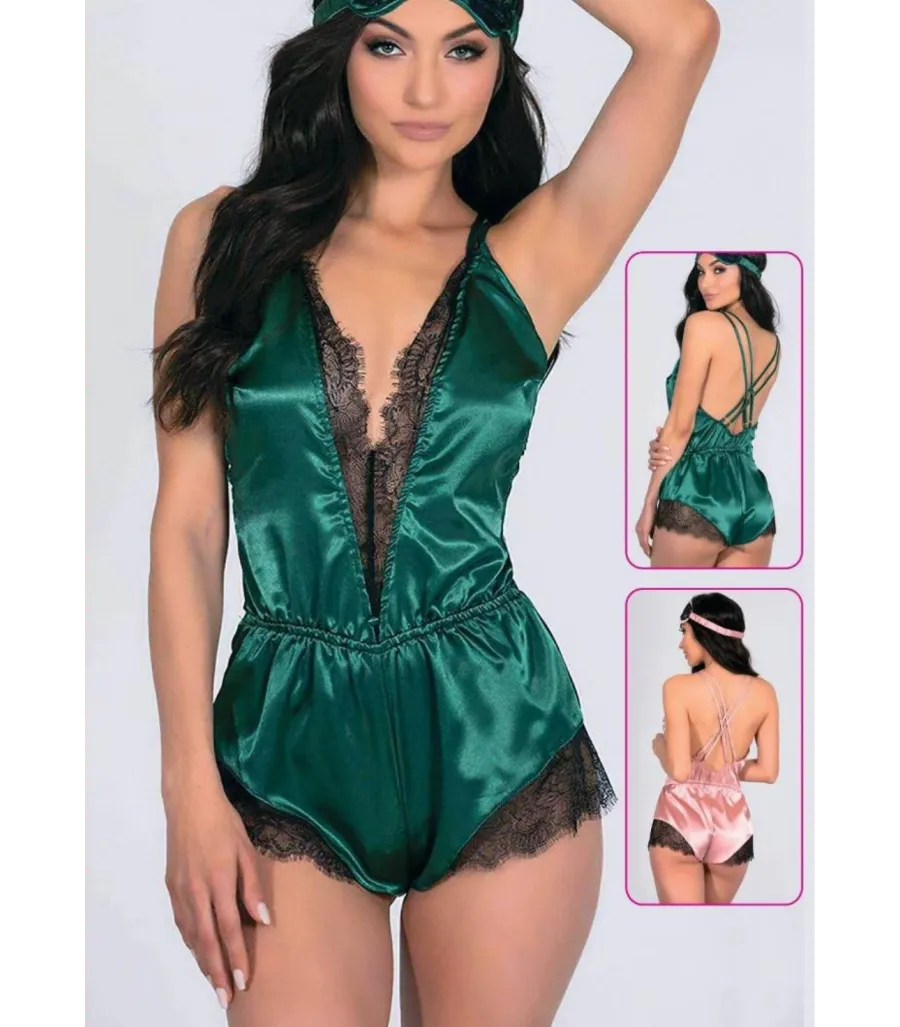New Dreams Saten Derin Yaka Body