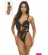 New Dreams Siyah Dantelli Askılı Body
