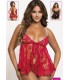 New Dreams Kırmızı Dantelli Babydoll