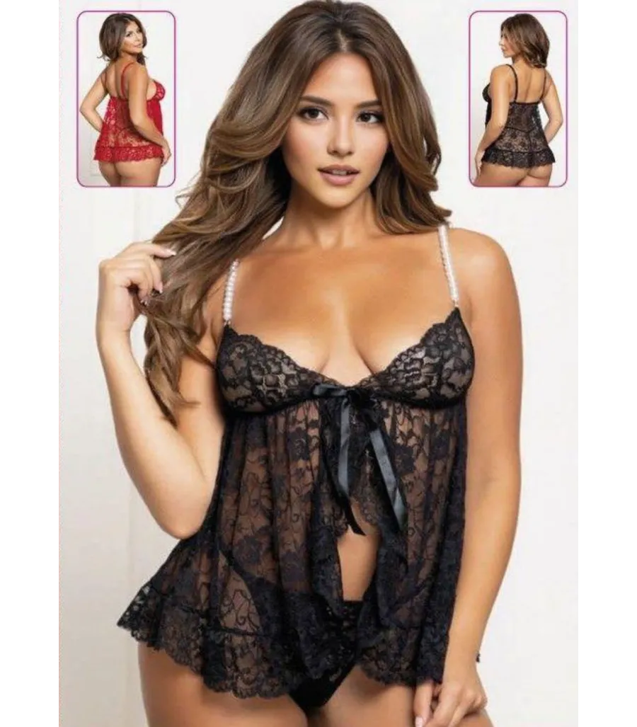 New Dreams Kırmızı Dantelli Babydoll
