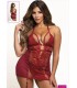 New Dreams Bordo Dantelli Jartiyerli Babydoll