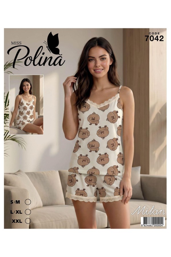 Atlas Life Kadın Pijama Takımı Mavi Modeli Ve