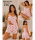 Toptan Atlas Life Bamboo Şortlu Takım Pembe Kalp Desenli