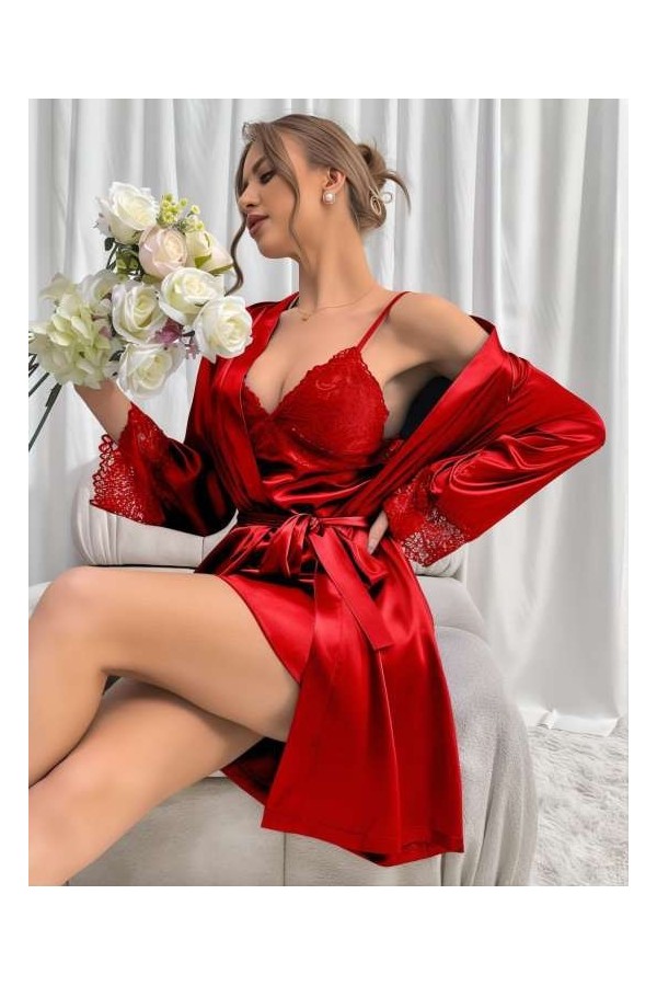 Visatin İkili Saten Takım