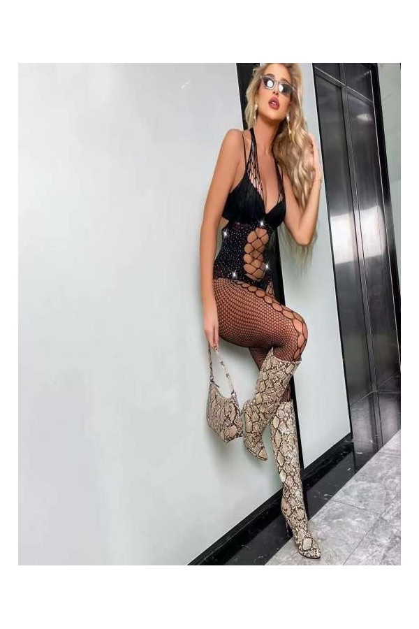 Taşlı Vücut Çorabı