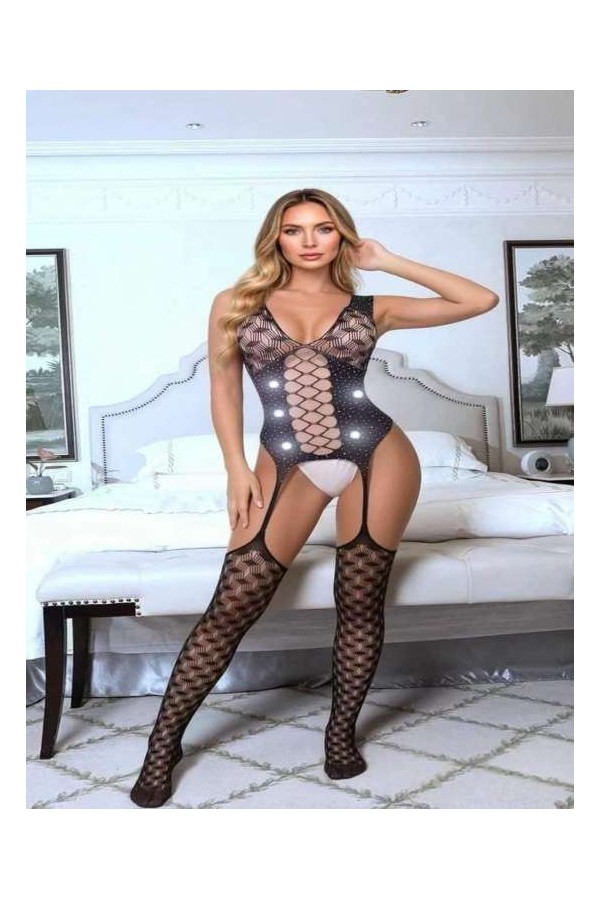 Taşlı Vücut Çorabı