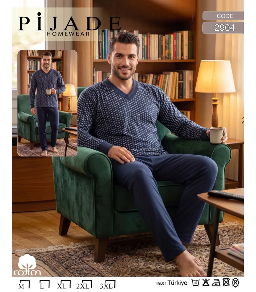 KSM Erkek Kısa Kollu Pijama Takımı Modeli Ve