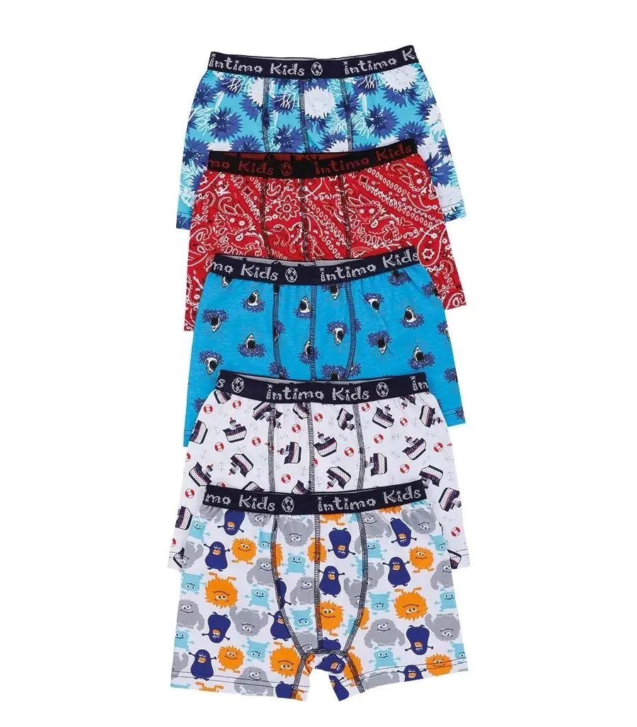 Toptan intimo Desenli Çocuk Boxer