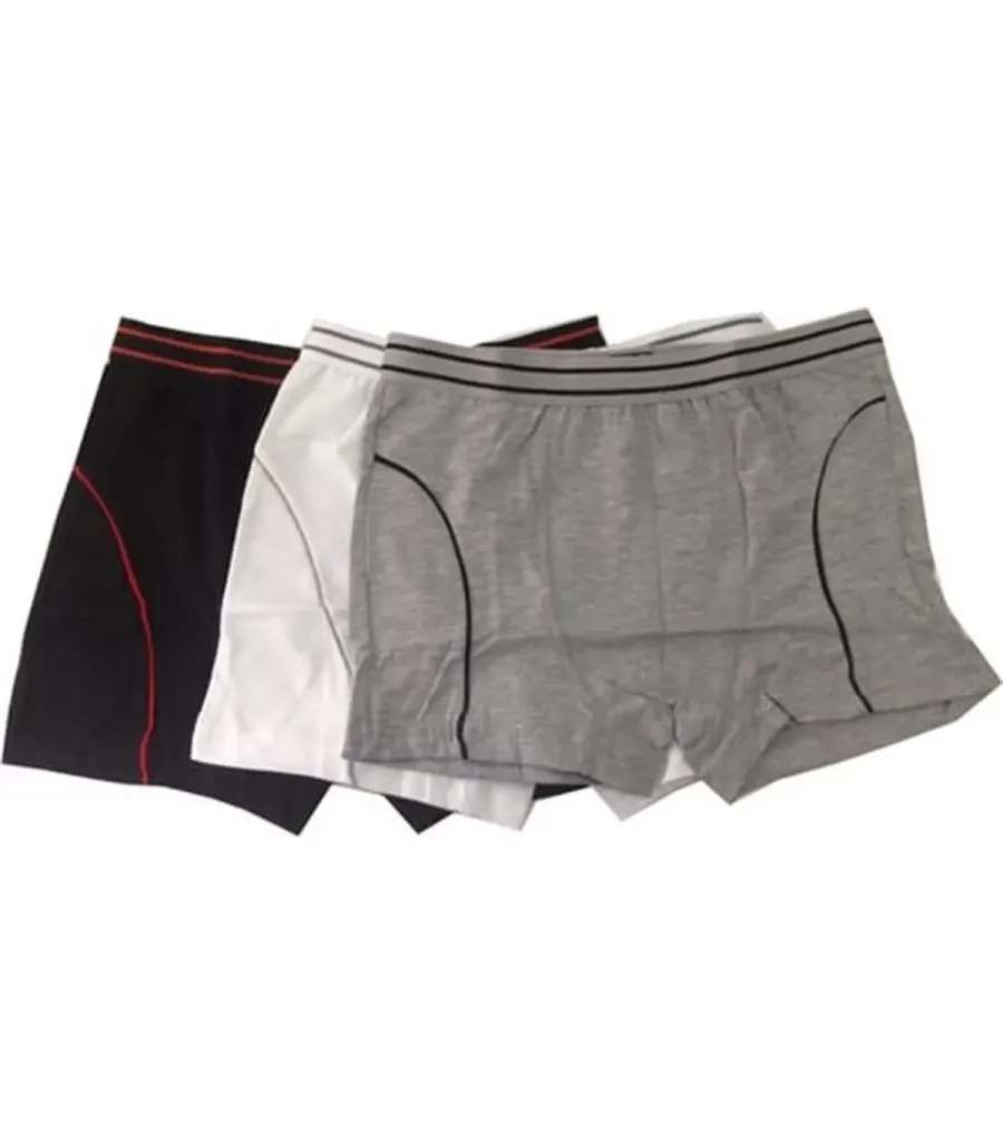 Toptan Gümüş Likralı Erkek Çocuk Boxer