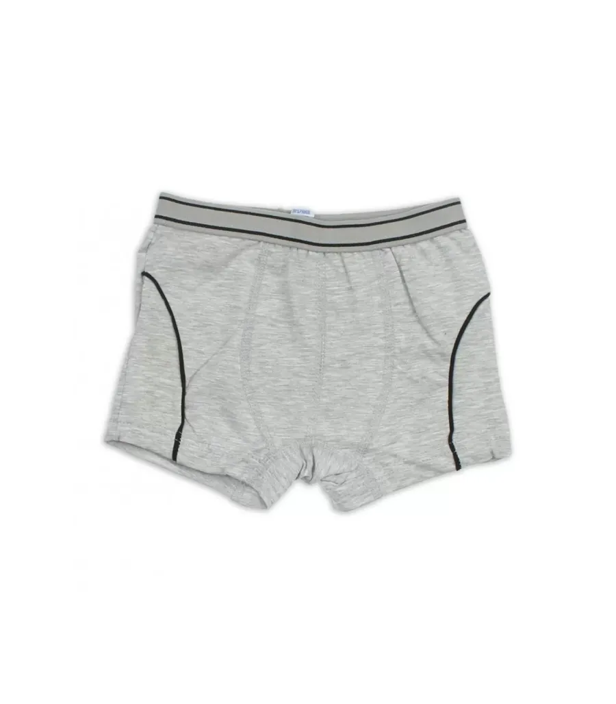 Toptan Gümüş Likralı Erkek Çocuk Boxer