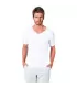 Toptan Özlem Donex Donex V Yaka Slim Fit T-Shirt Beyaz
