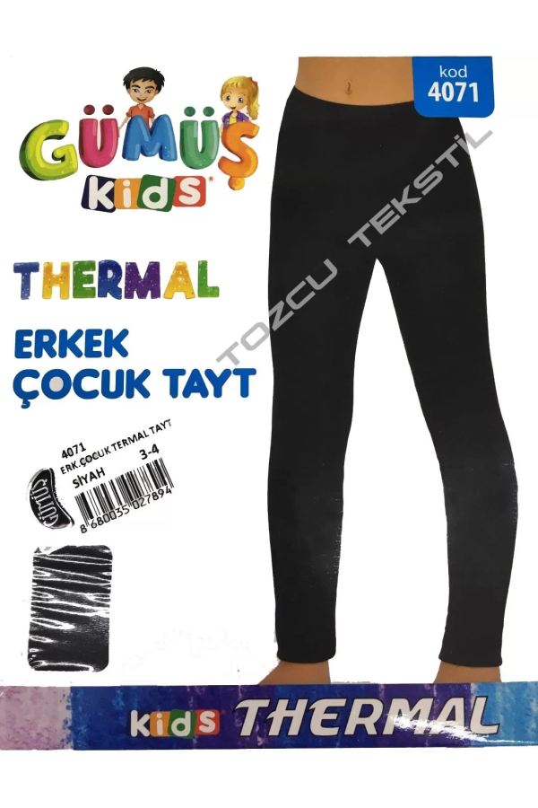 Toptan Gümüş Erkek Çocuk Termal Alt