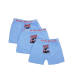 Toptan Sedef Yıldız Likralı Desenli Çocuk Boxer