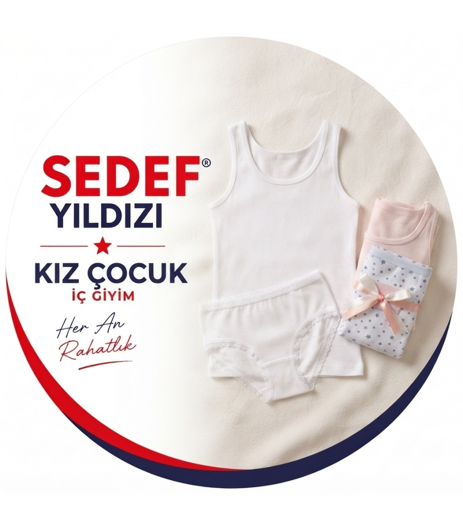 Sedef Yıldız Kız Çocuk İç Giyim