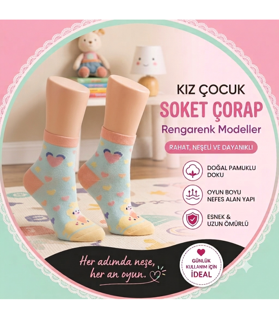 Kız Soket Çorap