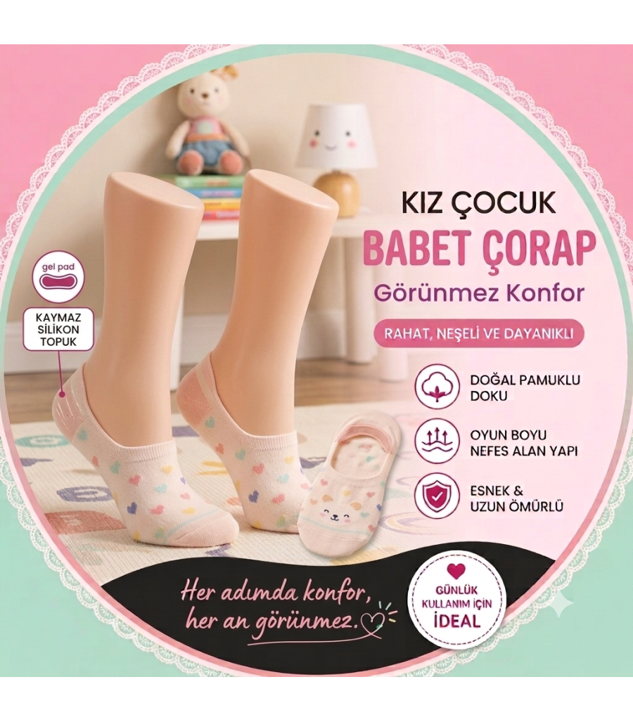 Kız Babet Çorap