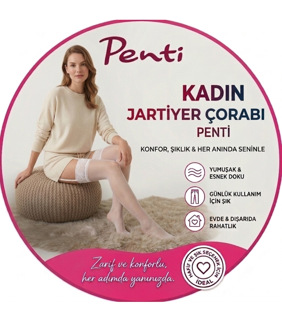 Penti Jartiyer Çorabı