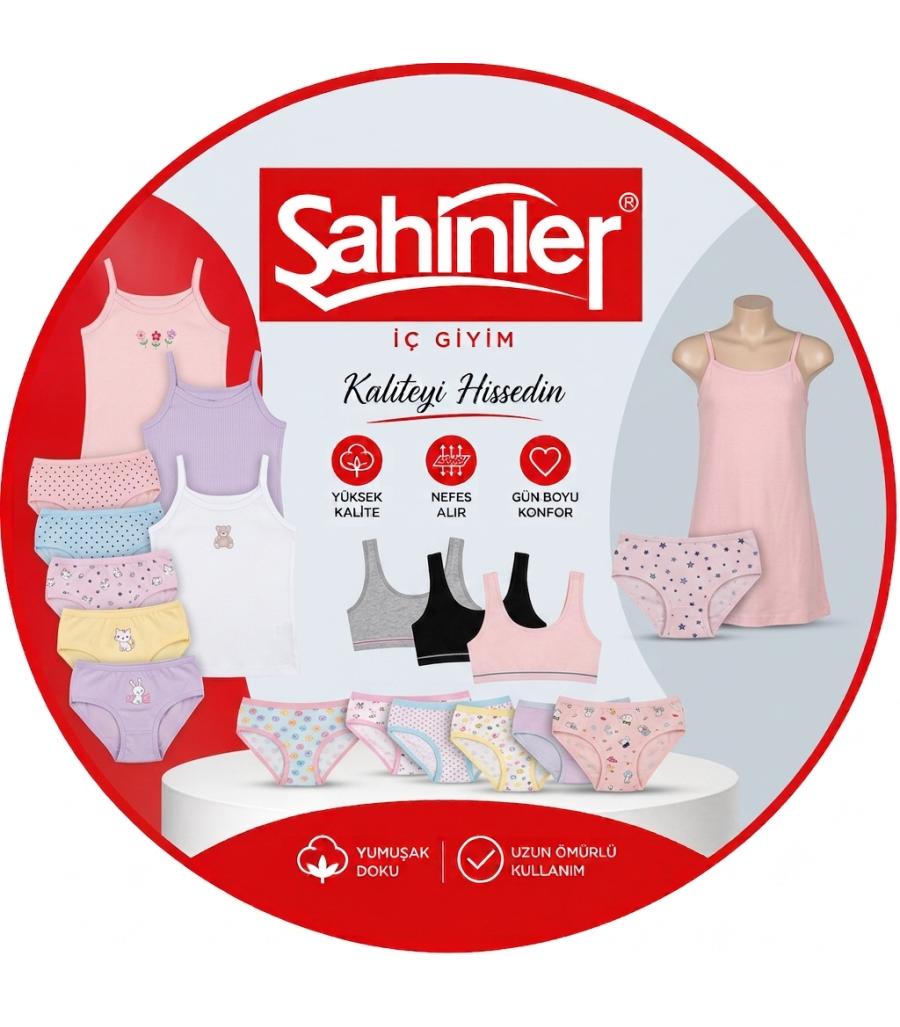 Şahinler Kız Çocuk İç Giyim