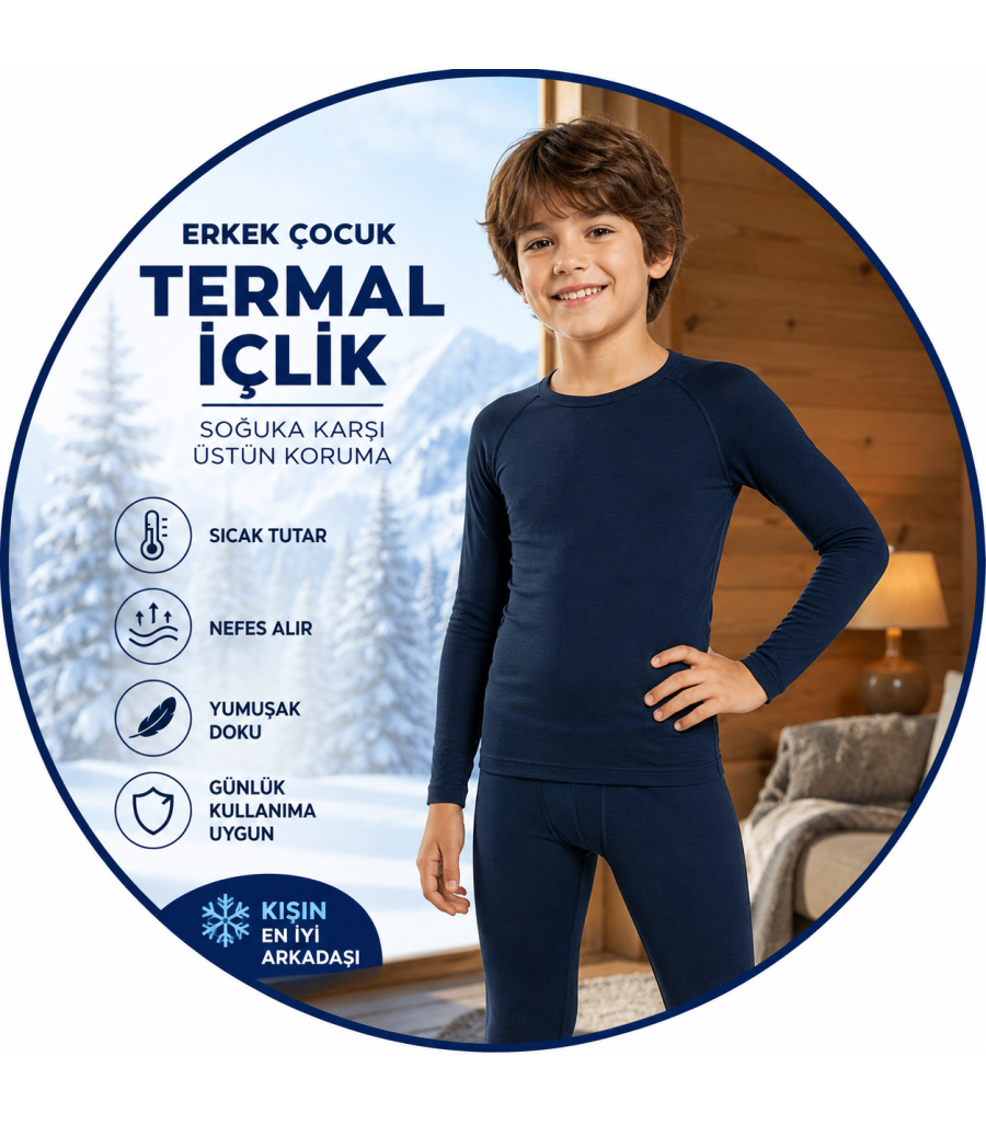 Erkek Çocuk Termal İçlik
