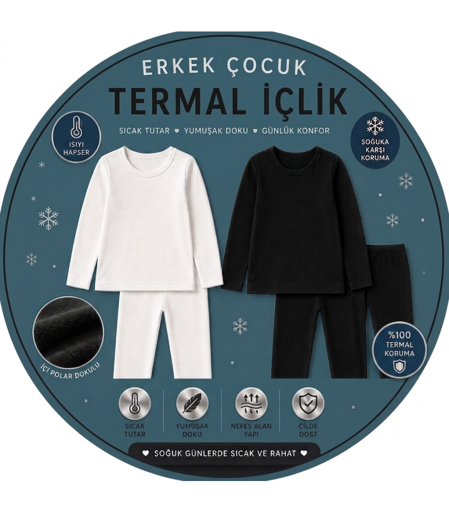 Erkek Çocuk Termal İçlik