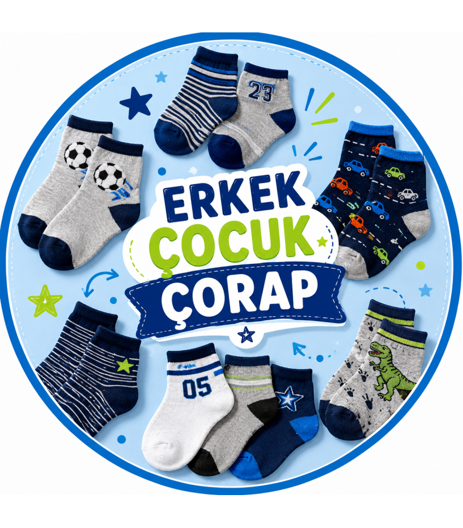 Erkek Çocuk Çorap