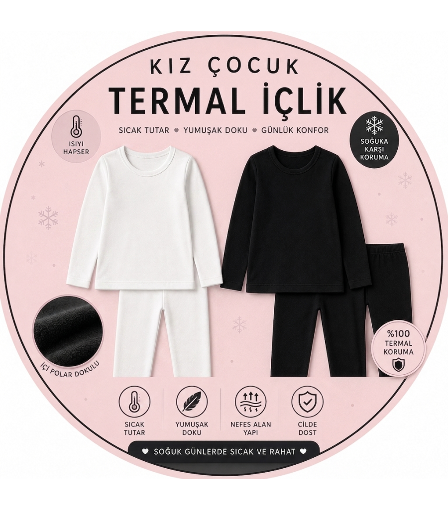 Kız Çocuk Termal İçlik